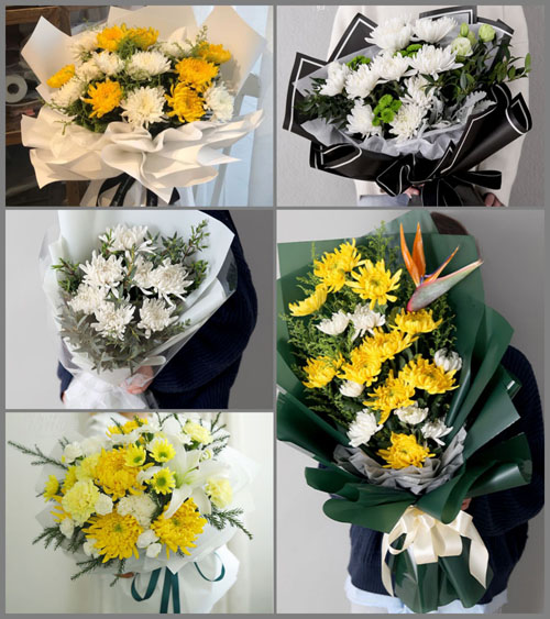 西藏日喀则市定日县白事花束代送